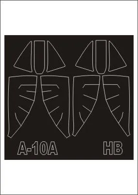 A-10 Thunderbolt mask for Hobby Boss 1:48