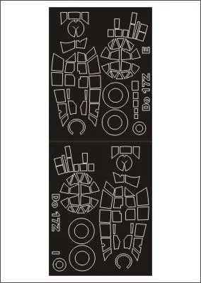 Do 17Z mask for Classic Airframes 1:48