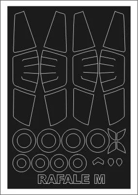 Rafale M mask for Revell 1:48 Rafale M mask for Revell 1:48