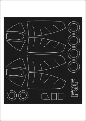 F9F Panther mask for Trumpeter 1:48