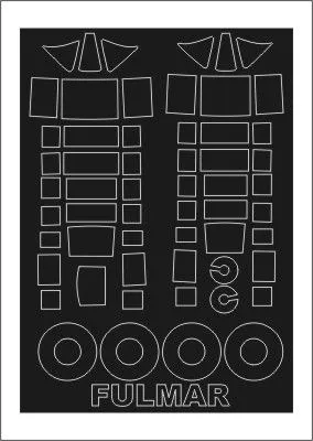 Fairey Fulmar mask für MPM 1:48