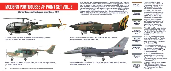 Portuguese Modern AF paint set vol. 2