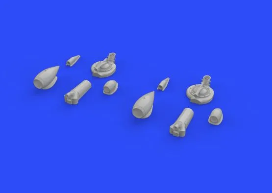 P-38F turbochargers & air intakes 1:48