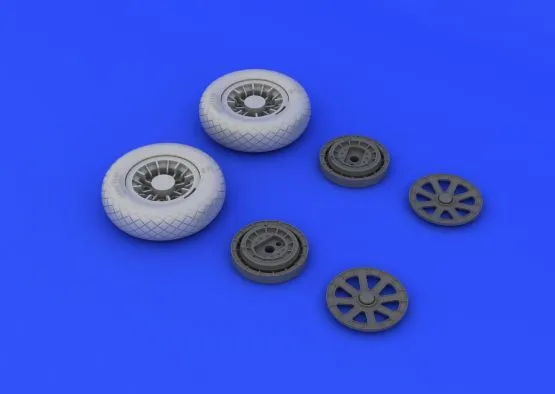F4U-1 wheels diamond pattern für Tamiya 1:32