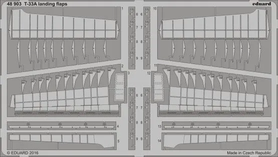 T-33A landing flaps for Great Wall Hobby 1:48