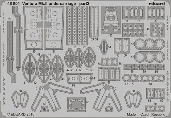 Ventura Mk. II undercarriage for Revell 1:48