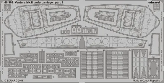 Ventura Mk. II undercarriage für Revell 1:48