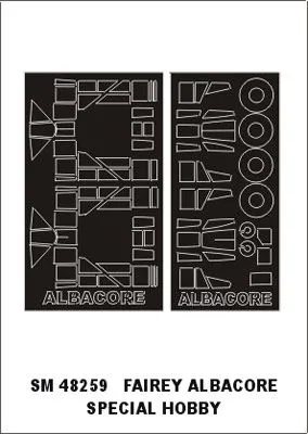 Faire Albacore mask for Special Hobby 1:48