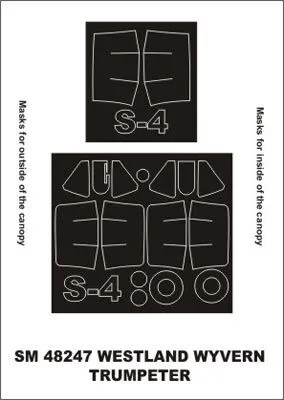 Westland Wyvern mask for Trumpeter 1:48 Westland Wyvern mask for Trumpeter 1:48