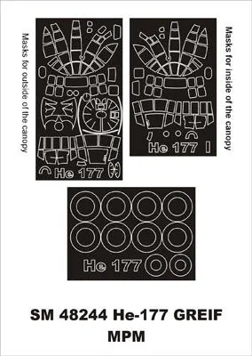 He 177A-5 mask für MPM 1:48