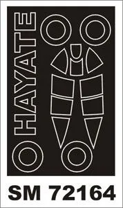 Ki-84 mask for Hasegawa 1:72