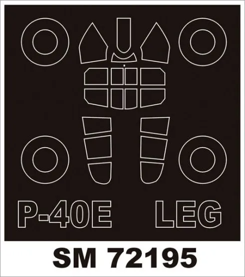 P-40E mask for Legato/ AZ 1:72 P-40E mask for Legato/ AZ 1:72