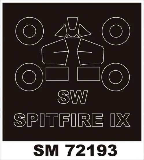 Spitfire Mk.IX mask für Sword 1:72