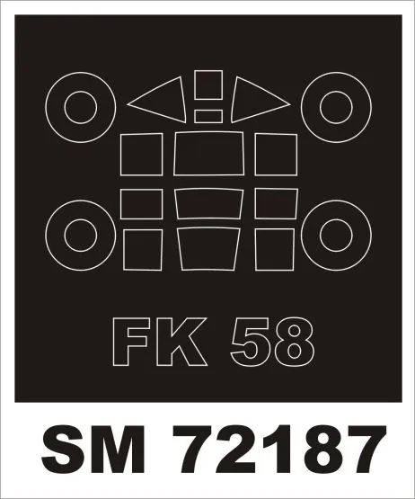 FK-58 mini mask for AZUR 1:72