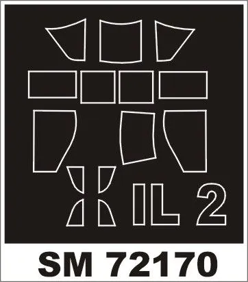Il-2 (Singel seater) mini mask for Academy 1:72