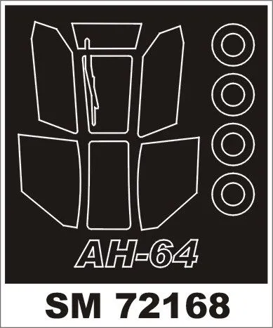 AH-64 mask für Hobby Boss 1:72