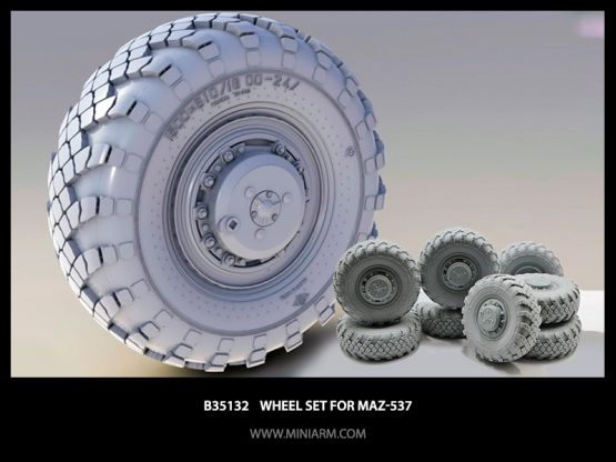 MaZ-537 Wheels set Vi-202 1:35