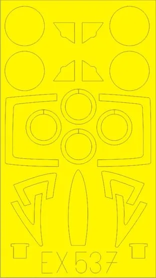 MiG-27 mask for Trumpeter 1:48