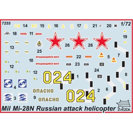 Mil Mi-28N/NE - Night Havoc 1:72