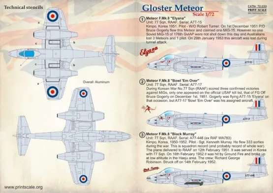 Gloster Meteor 1:72