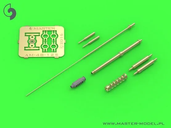 AH-64 - Gun barrel, Pitot Tubes and tail antenna 1:48