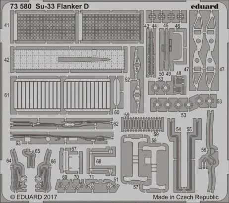 Su-33 Flanker D P.E. for Zvezda 1:72