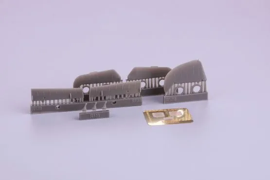 Bf 109F control surfaces 1:48