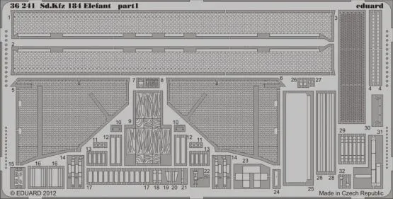 Sd.Kfz.184 Elefant P.E for Tamiya 1:35