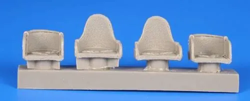 German Wicker Seats with seat belts WW.I 1:48