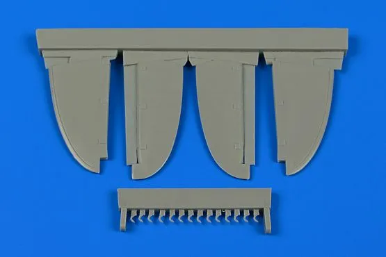 Macchi C.202 (late) control surfaces for Hasegawa 1:48