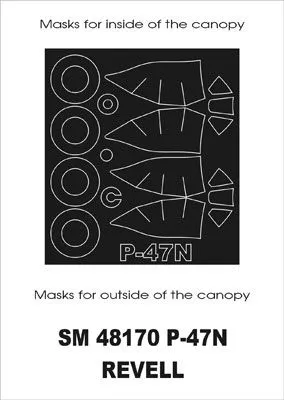 P-47N mask for Revell 1:48