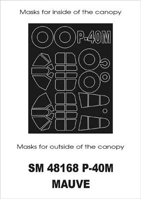 P-40M mask for Mauve 1:48