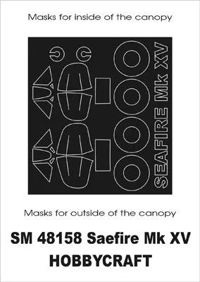 Seafire Mk.XV mask for Hobbycraft 1:48