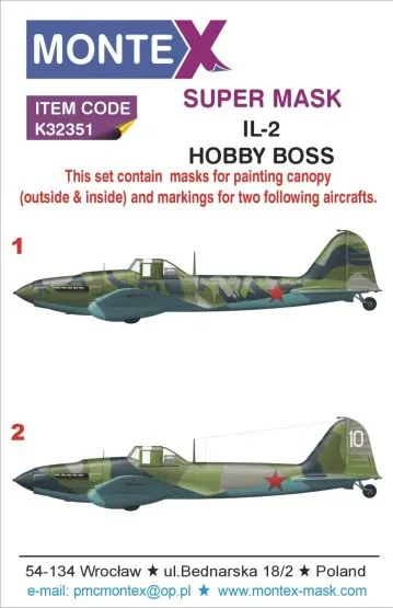 Il-2 super mask for Hobby Boss 1:32