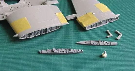 Westland Wyvern - Wing fold set for Trumpeter 1:48