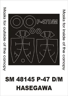P-47D/M mask for Hasegawa 1:48