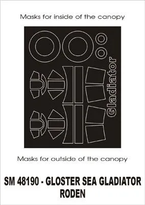 Sea Gladiator mask für Roden 1:48