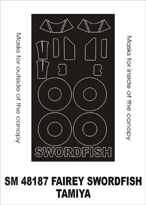 Faire Swordfish mask für Tamiya 1:48