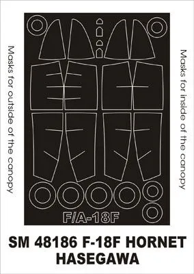 F/A-18F mask for Hasegawa 1:48