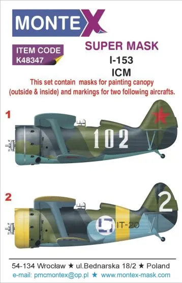 I-153 super mask for ICM Set.1 1:48