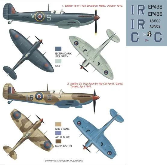 Spitfire Mk.Vb super mask für Tamiya 1:48