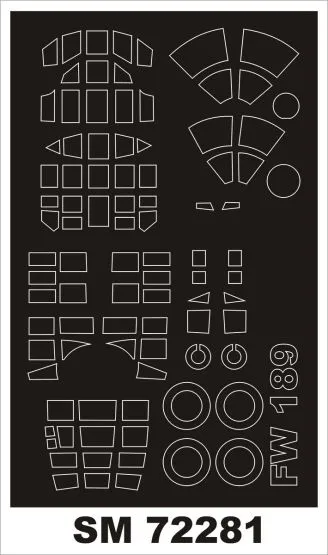 Fw 189 mask für ICM 1:72