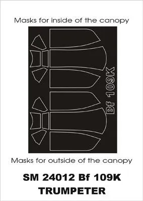 Bf 109K-4 mask for Trumpeter 1:24 Bf 109K-4 mask for Trumpeter 1:24