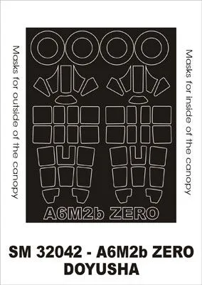 A6M2 Zero mask für Doyusha 1:32