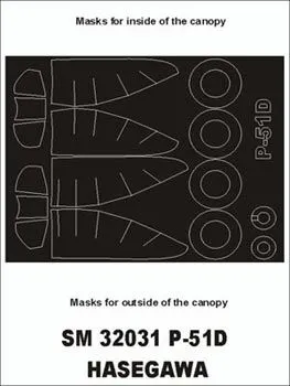 P-51D mask for Hasegawa 1:32
