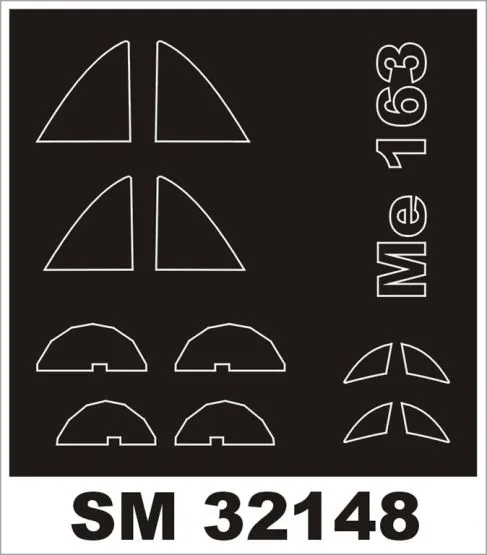 Me 163 mask für Meng 1:32