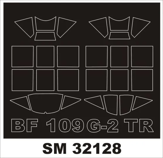 Bf 109G-2 mask for Trumpeter 1:32