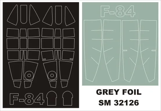 F-84F/G mask für Hobby Boss 1:32