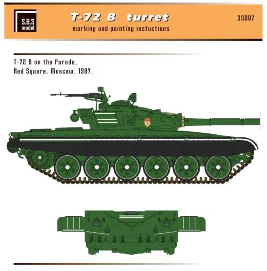 T-72B/B1 turret 1:35