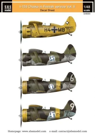 I-153 Finnish Air Force WWII Vol.II 1:48